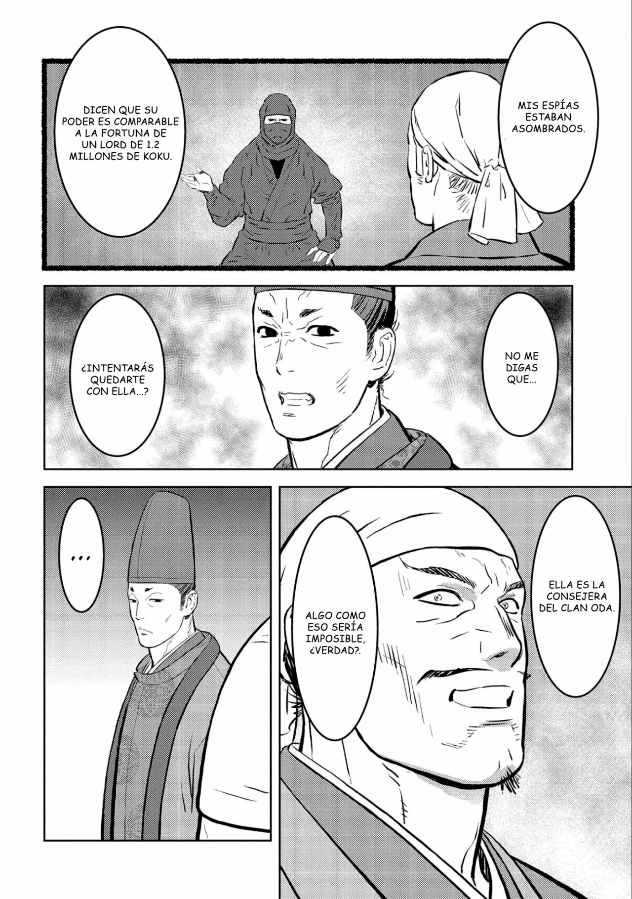 Sengoku Komachi Kuroutan: Noukou Giga Capítulo 56 - Page 4