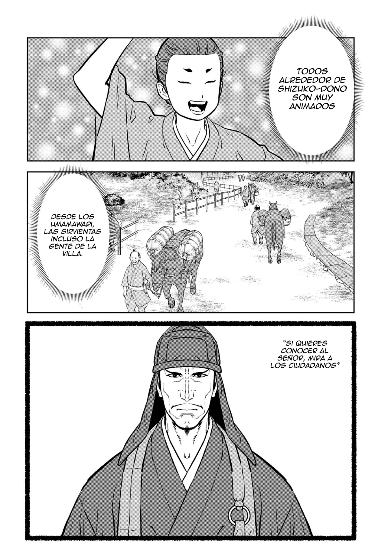 Sengoku Komachi Kuroutan: Noukou Giga Capítulo 71 - Page 34