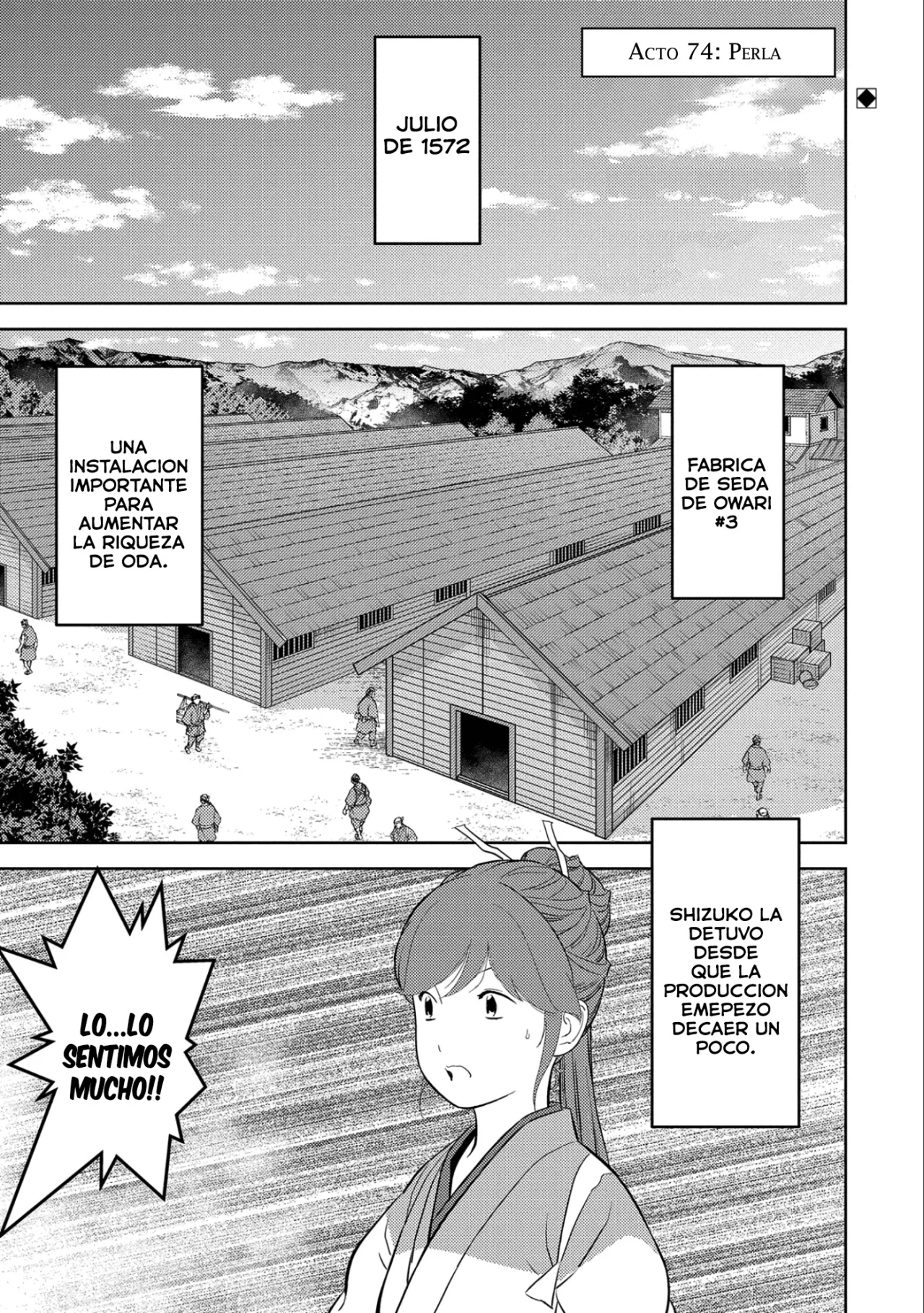 Sengoku Komachi Kuroutan: Noukou Giga Capítulo 74 - Page 2