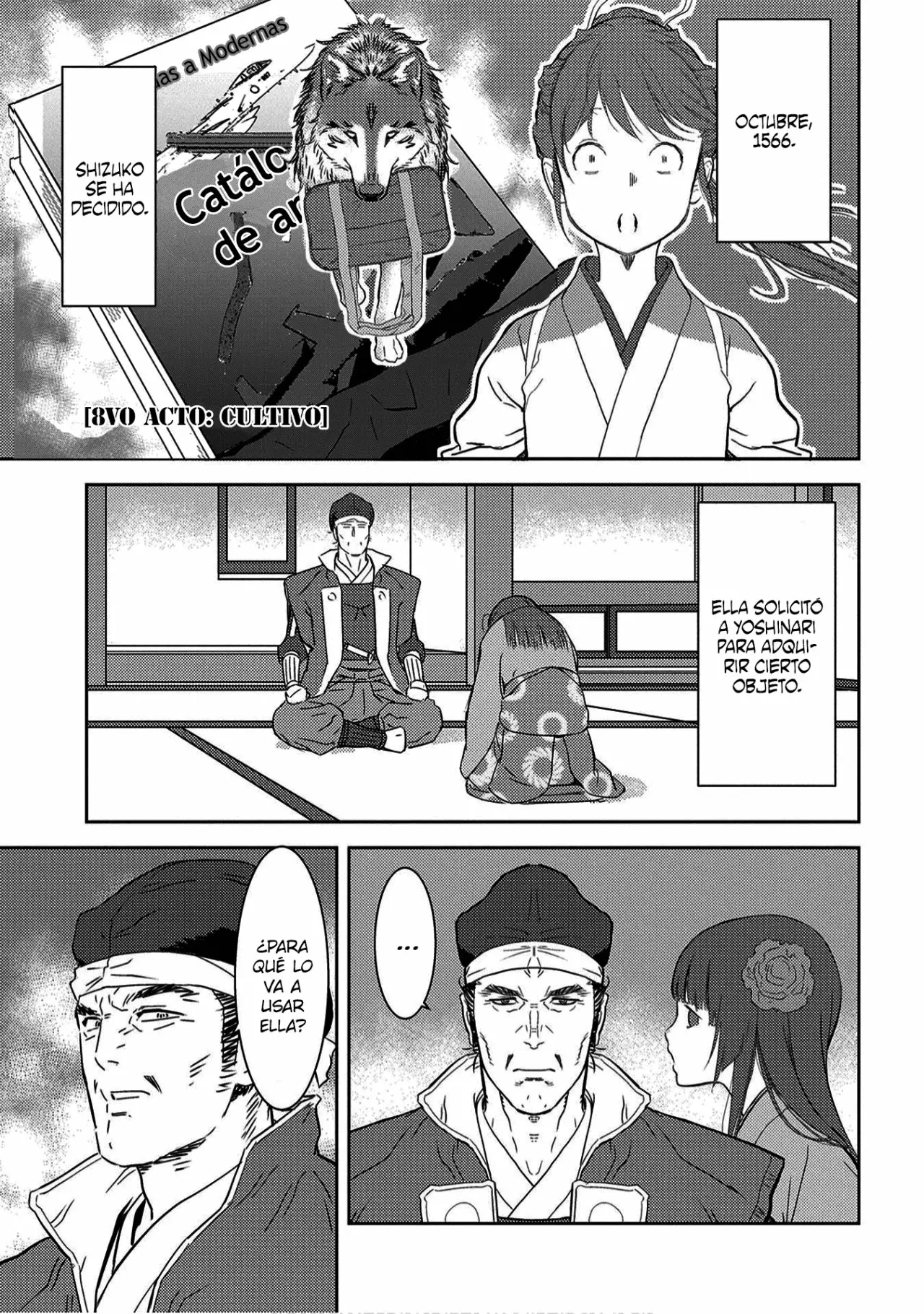 Sengoku Komachi Kuroutan: Noukou Giga Capítulo 8 - Page 2