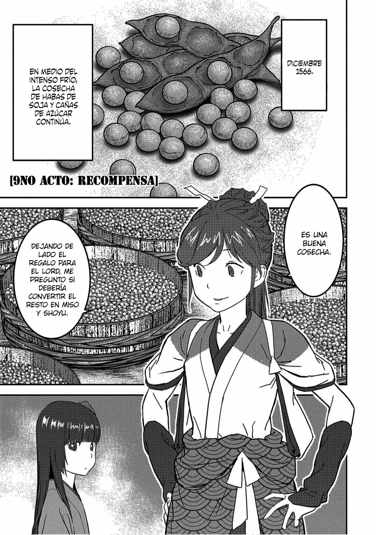 Sengoku Komachi Kuroutan: Noukou Giga Capítulo 9 - Page 2