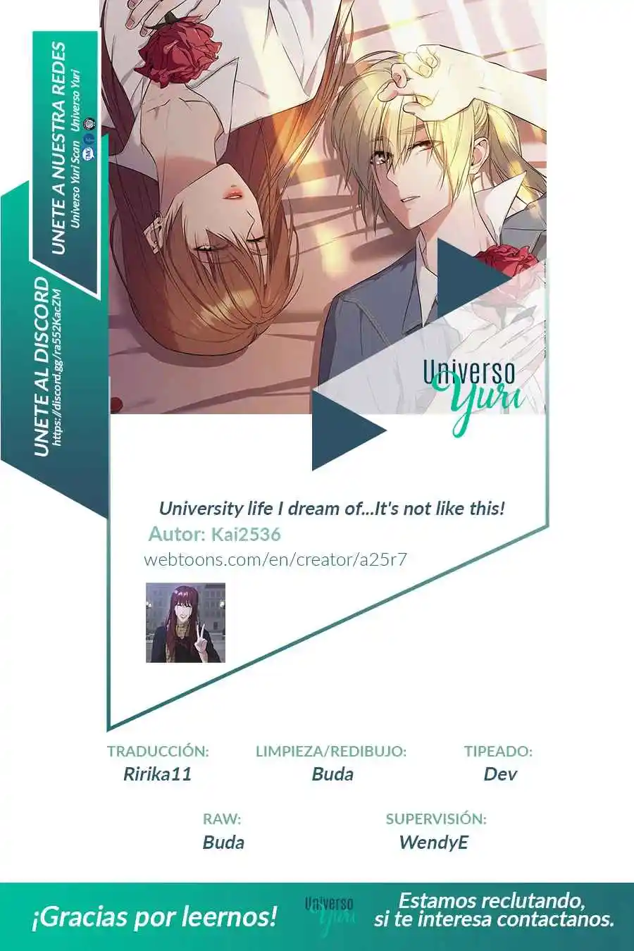 University life I dreamed of…It’s not like this! Capítulo 102 - Page 1