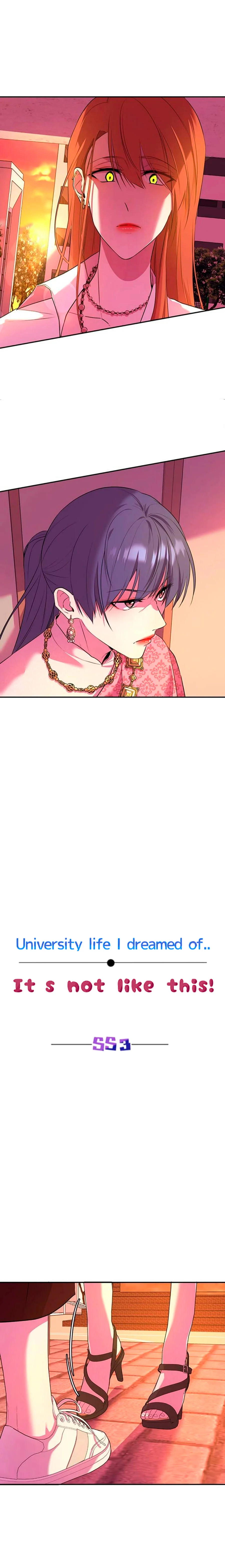 University life I dreamed of…It’s not like this! Capítulo 103 - Page 5