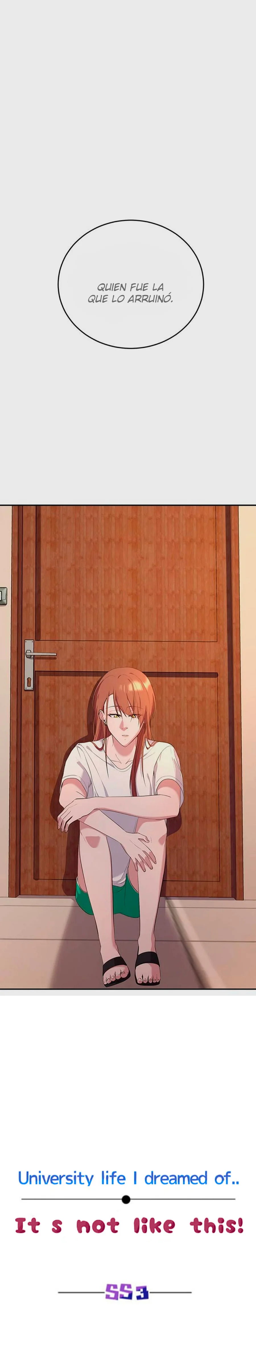 University life I dreamed of…It’s not like this! Capítulo 104 - Page 9