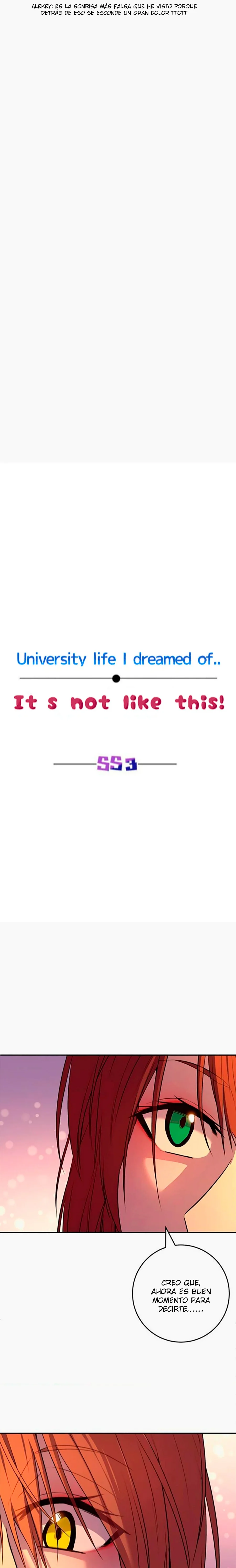 University life I dreamed of…It’s not like this! Capítulo 111 - Page 11