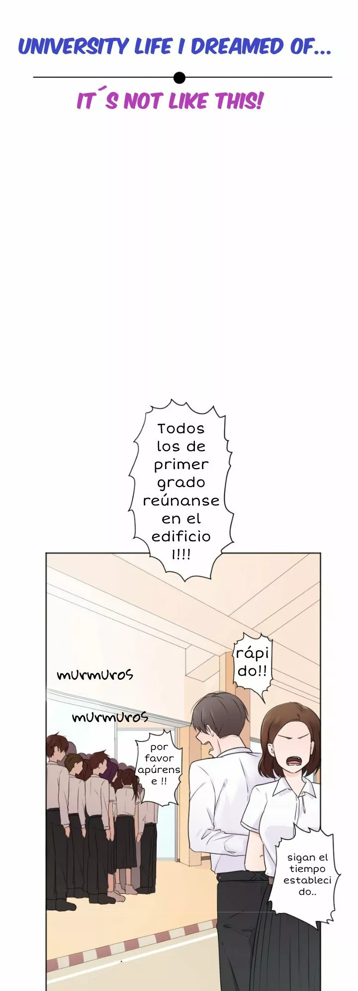 University life I dreamed of…It’s not like this! Capítulo 2 - Page 2