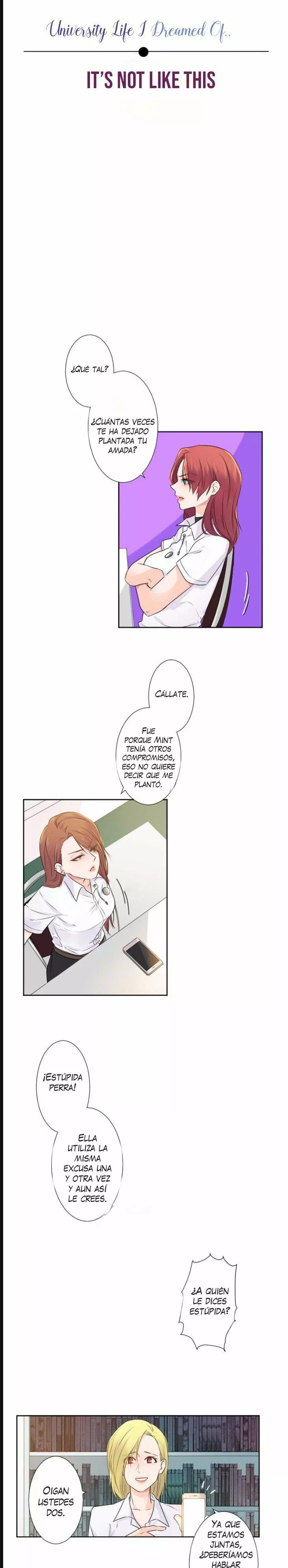 University life I dreamed of…It’s not like this! Capítulo 5 - Page 4