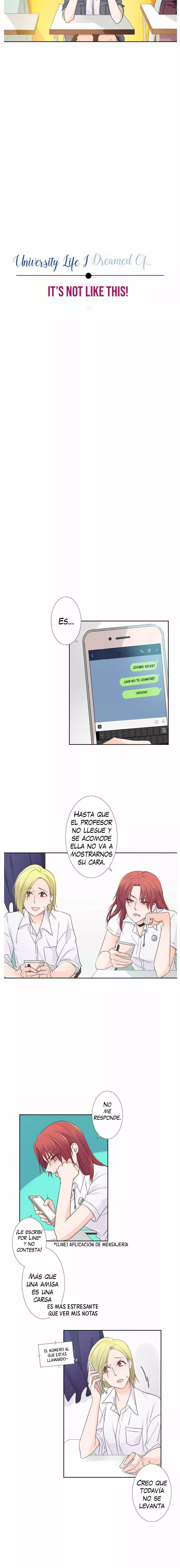 University life I dreamed of…It’s not like this! Capítulo 6 - Page 3