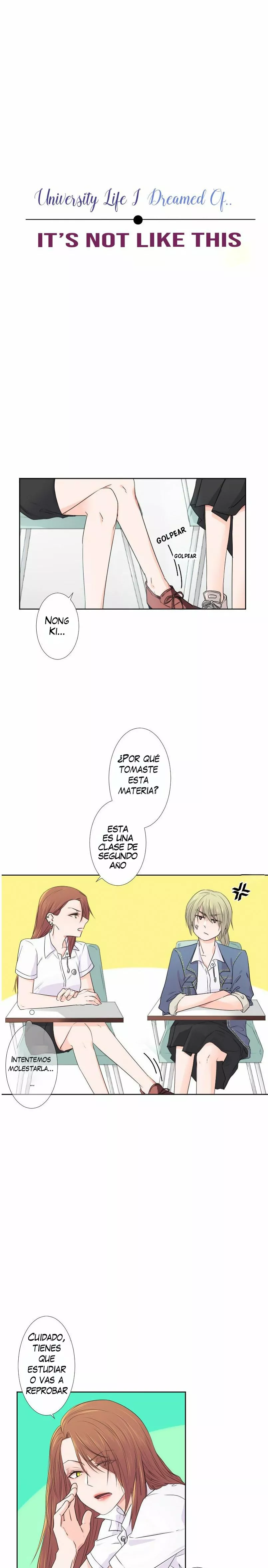 University life I dreamed of…It’s not like this! Capítulo 7 - Page 3