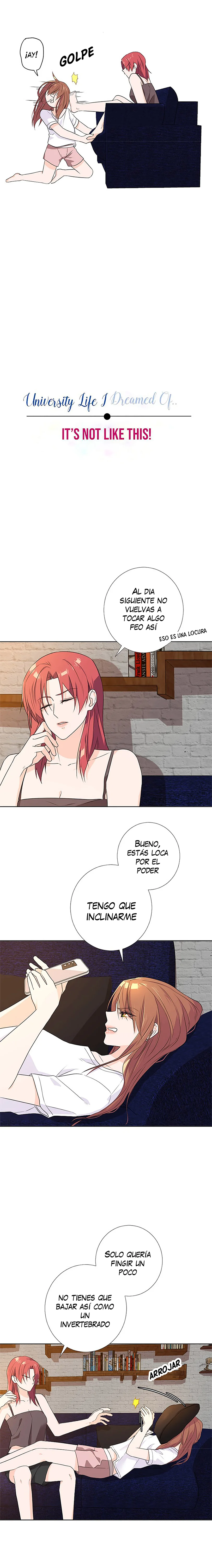 University life I dreamed of…It’s not like this! Capítulo 70 - Page 5