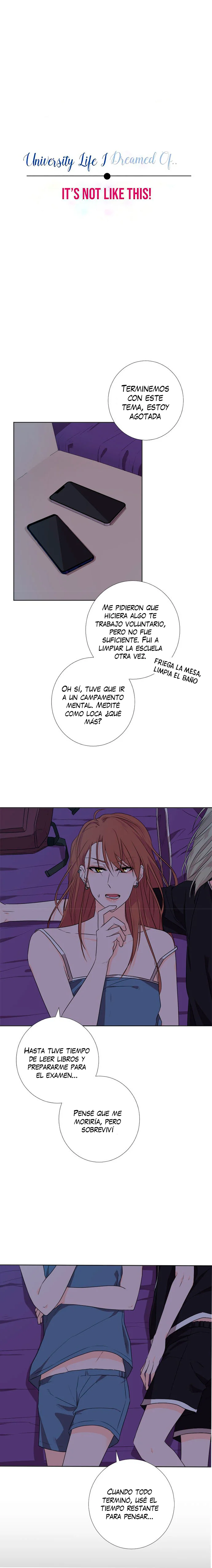University life I dreamed of…It’s not like this! Capítulo 80 - Page 2