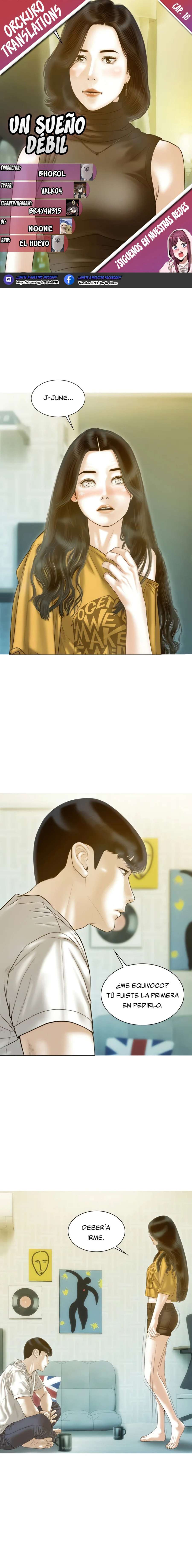 Un Sueño Débil Capítulo 18 - Page 1