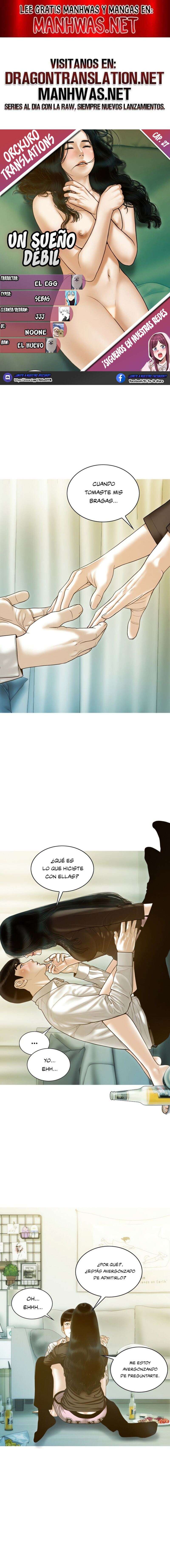 Un Sueño Débil Capítulo 27 - Page 1