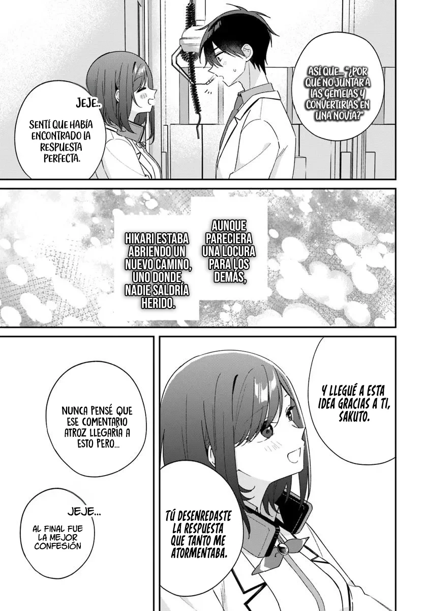 ¿por que no juntar a las gemelas y convertirlas en una novia? Capítulo 9.3 - Page 13