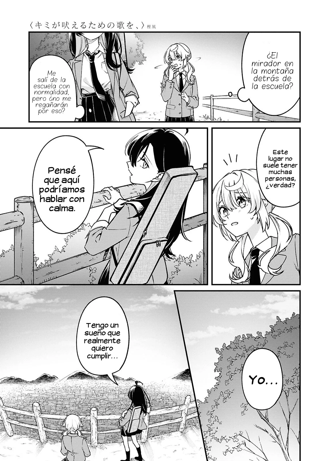 Kimi ga Hoeru Tame no Uta wo Capítulo 2 - Page 29