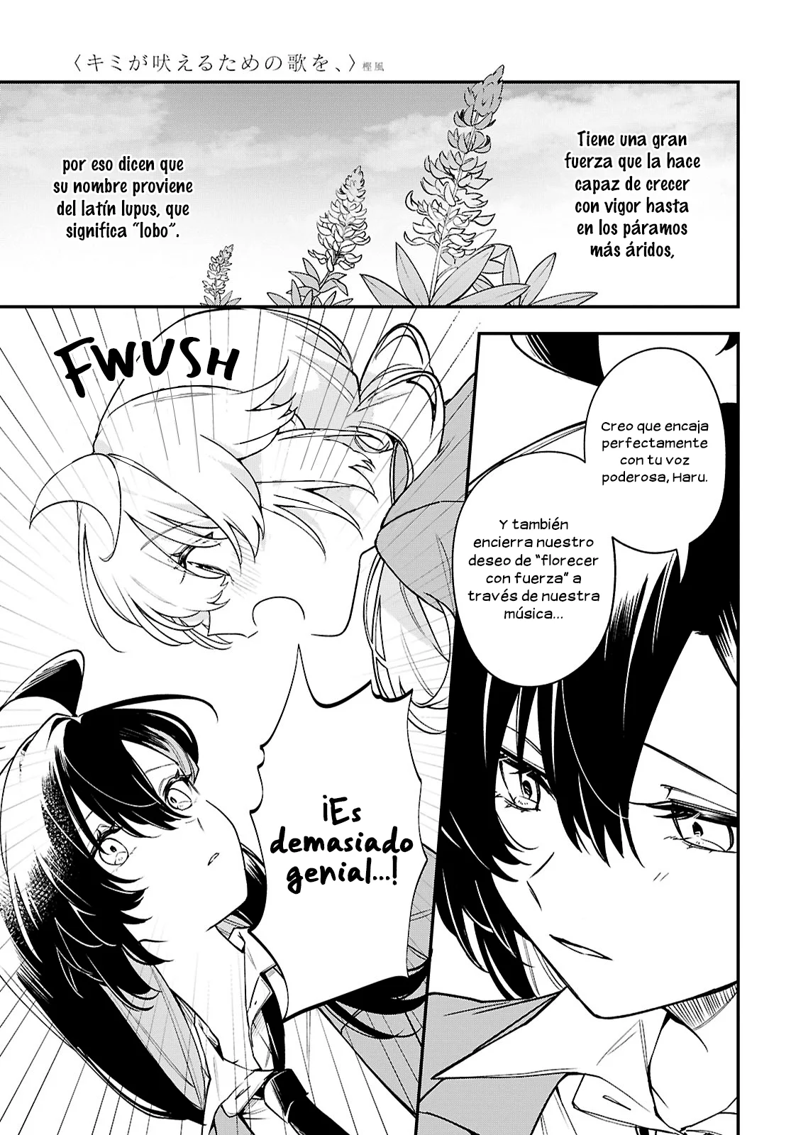 Kimi ga Hoeru Tame no Uta wo Capítulo 8 - Page 35