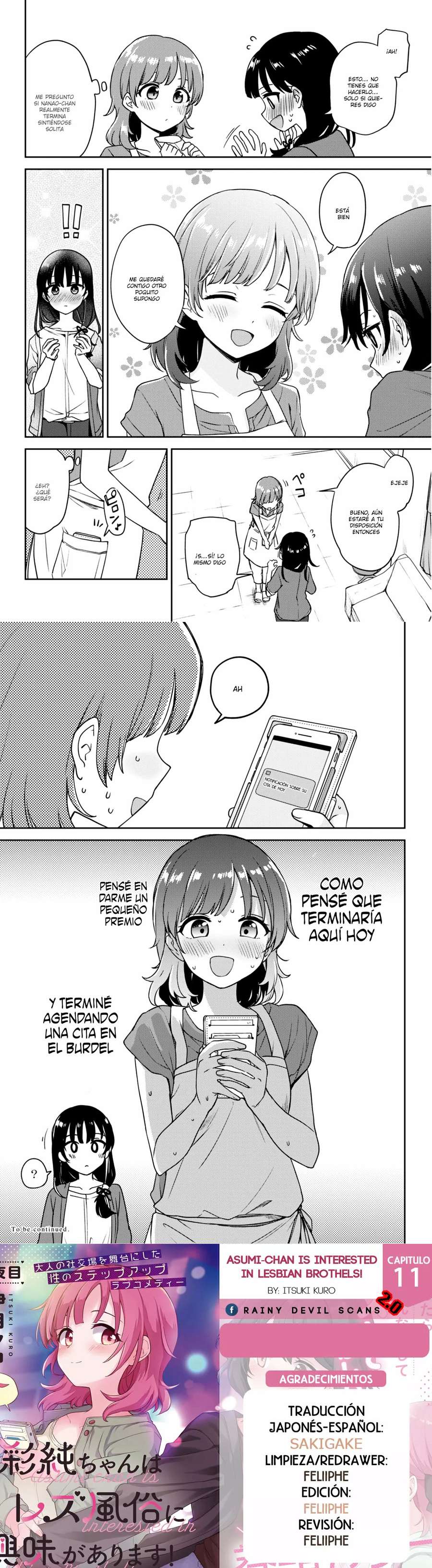 Asumi-chan wa Lesbian Fuuzoku ni Kyoumi ga Arimasu! Capítulo 11 - Page 7