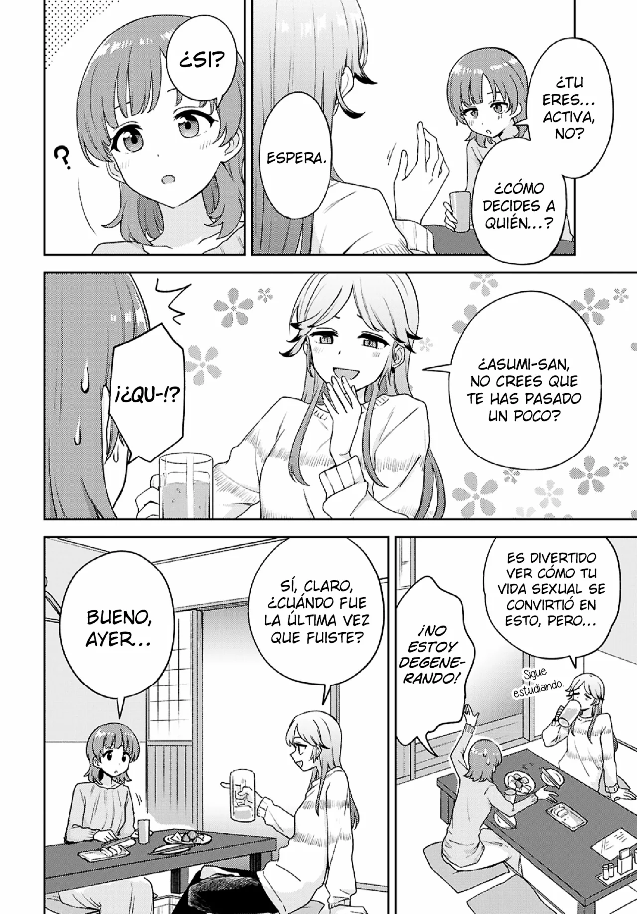Asumi-chan wa Lesbian Fuuzoku ni Kyoumi ga Arimasu! Capítulo 31 - Page 4