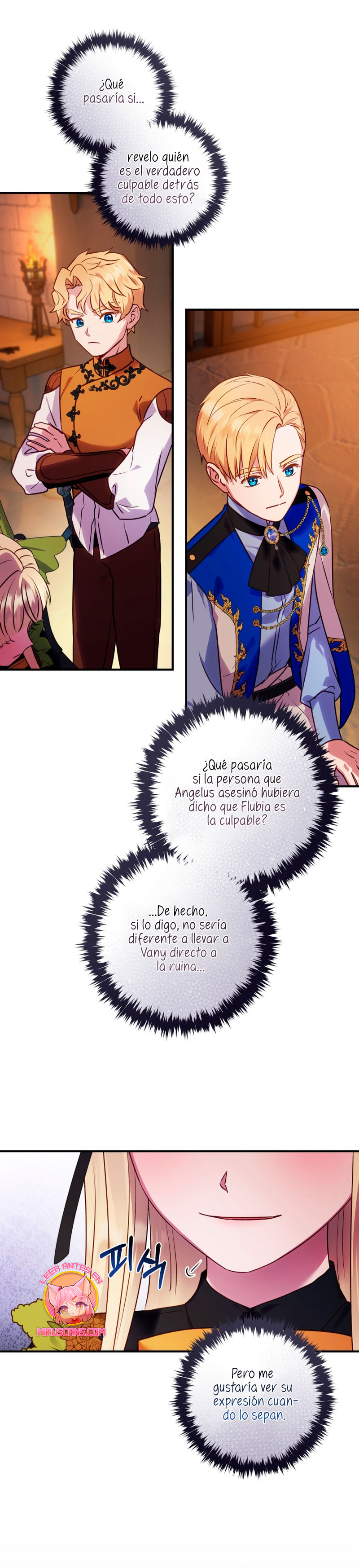 La mente maestra villana tiene suerte en sus últimos años Capítulo 23 - Page 36