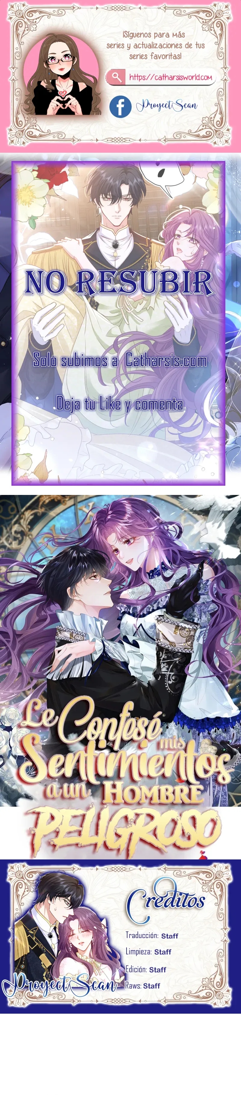 Le Confesé Mis Sentimientos A Un Hombre Peligroso Capítulo 59 - Page 1