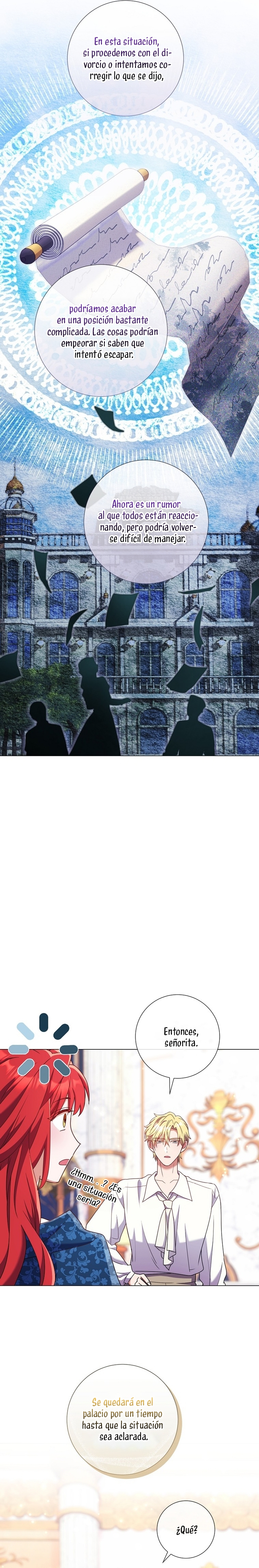 ¿Qué clase de divorcio es éste cuando ni siquiera me he casado, Su Majestad? Capítulo 39 - Page 7