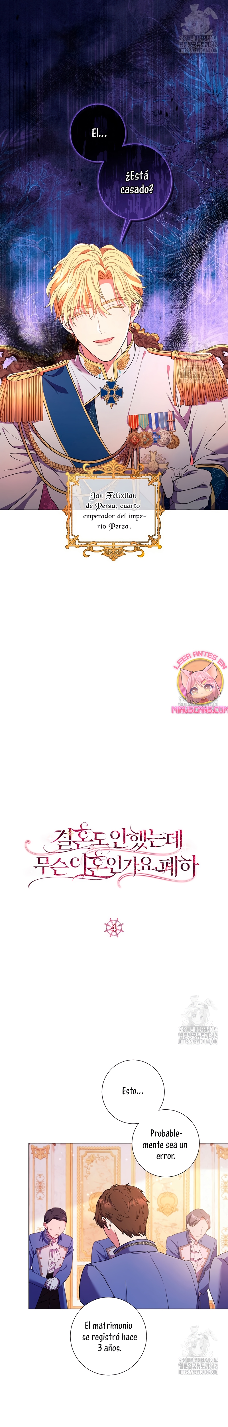 ¿Qué clase de divorcio es éste cuando ni siquiera me he casado, Su Majestad? Capítulo 4 - Page 8