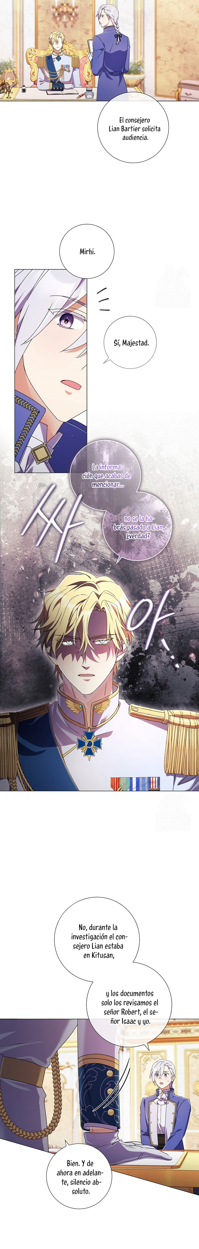 ¿Qué clase de divorcio es éste cuando ni siquiera me he casado, Su Majestad? Capítulo 55 - Page 8