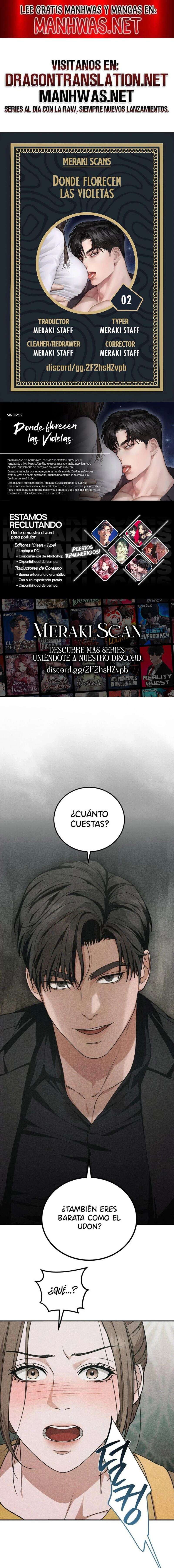 Donde florecen las violetas Capítulo 2 - Page 1