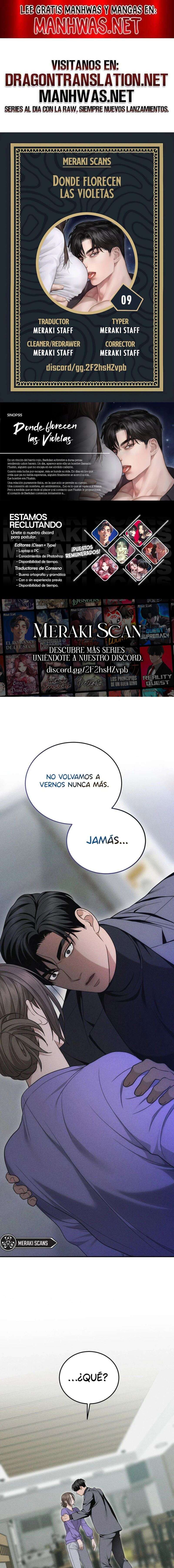 Donde florecen las violetas Capítulo 9 - Page 1