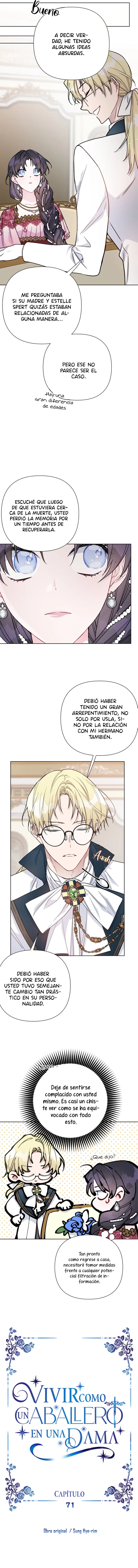 Luci, La Caballero Que Vive Como Una Dama Capítulo 71 - Page 4