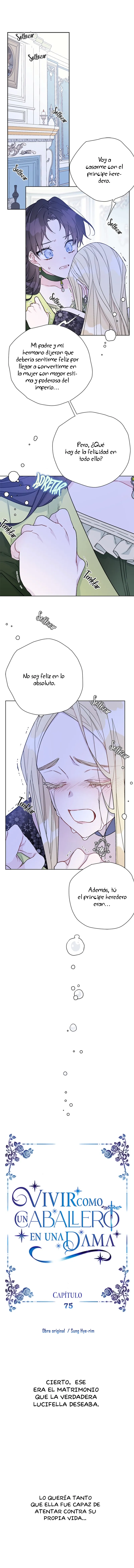 Luci, La Caballero Que Vive Como Una Dama Capítulo 75 - Page 3