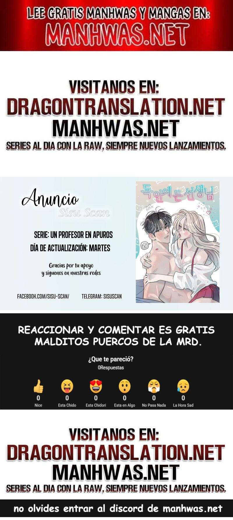 Un profesor en apuros Capítulo 9.5 - Page 1