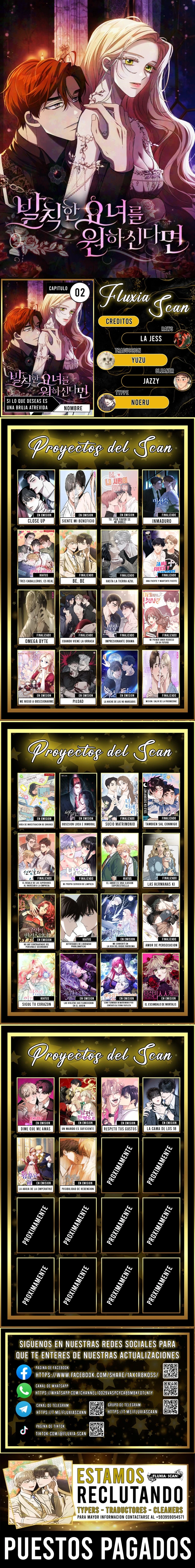 Si lo que deseas es una bruja atrevida… Capítulo 2 - Page 1