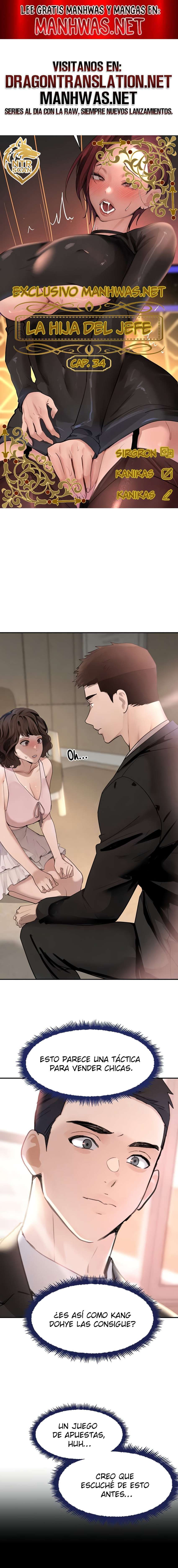 La hija del jefe Capítulo 34 - Page 1