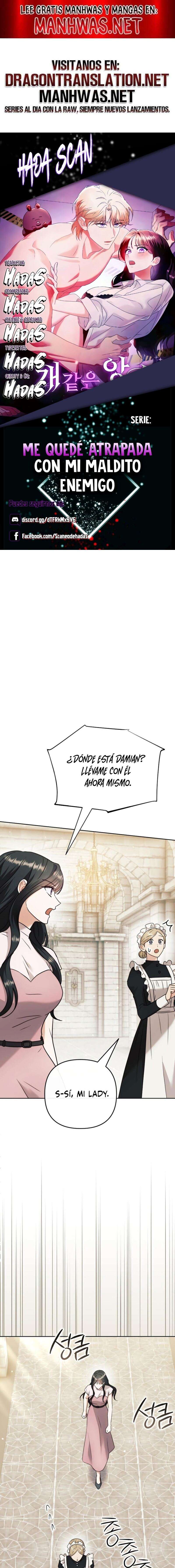 Me quedé atrapada con mi maldito enemigo Capítulo 12 - Page 1