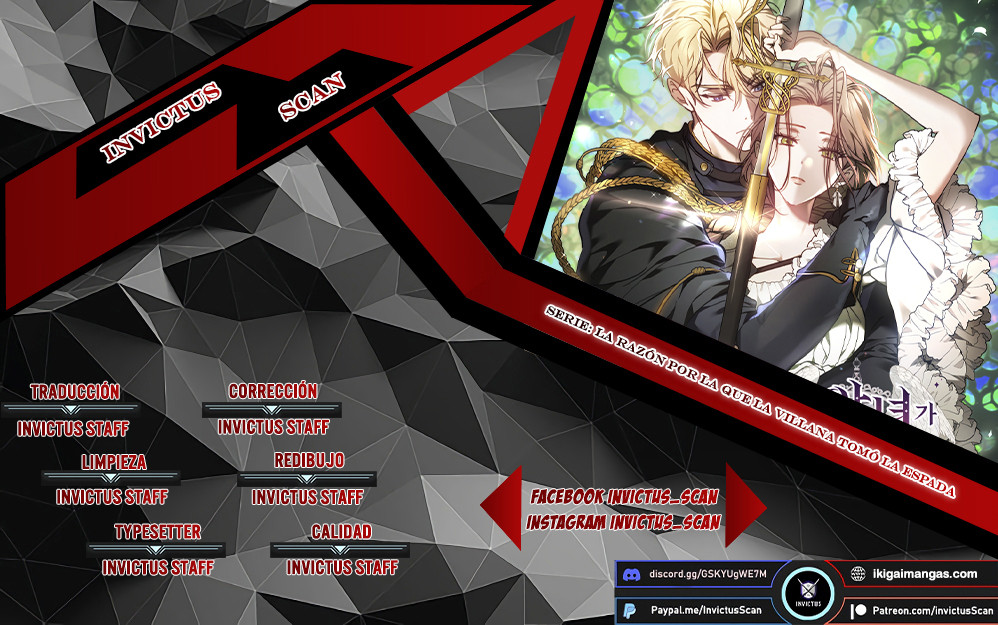 La razón por la que la villana tomó la espada Capítulo 40 - Page 0