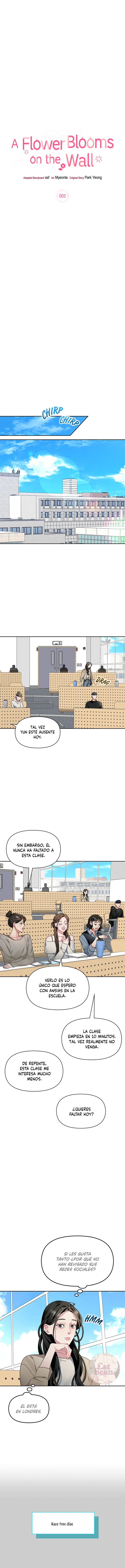 La flor que floreció en la pared Capítulo 3 - Page 3