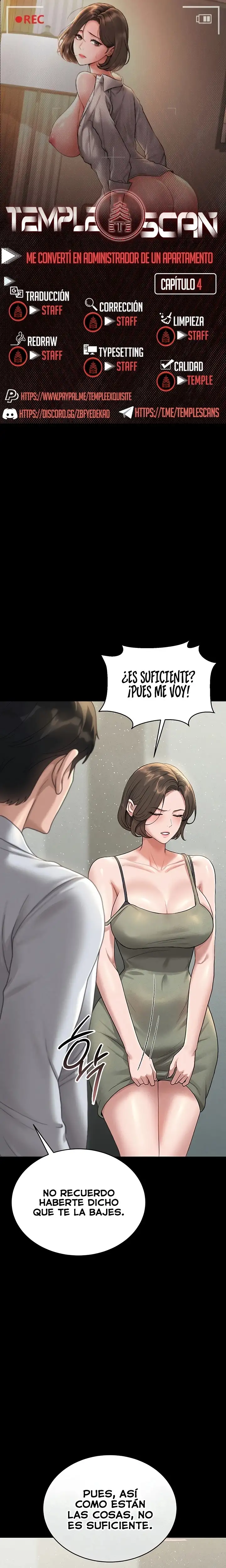 Privilegios del administrador del edificio Capítulo 4 - Page 1