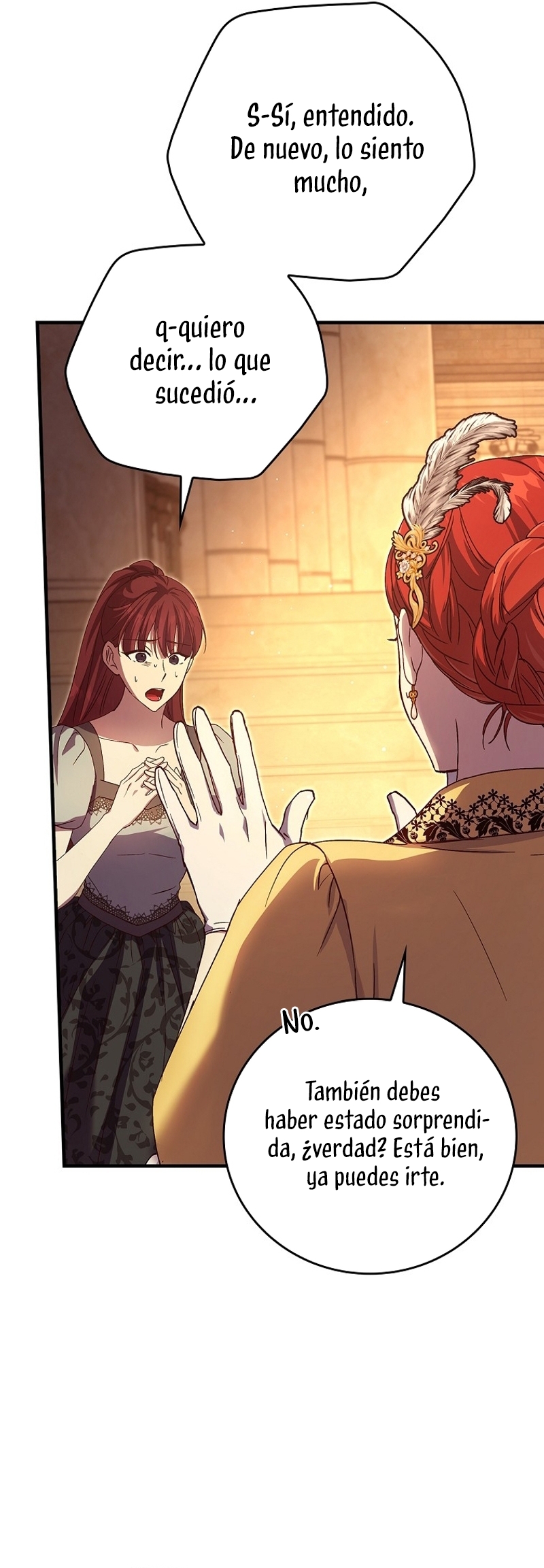 Como es algo que desconozco, ¿deberíamos separarnos, su majestad? Capítulo 25 - Page 31