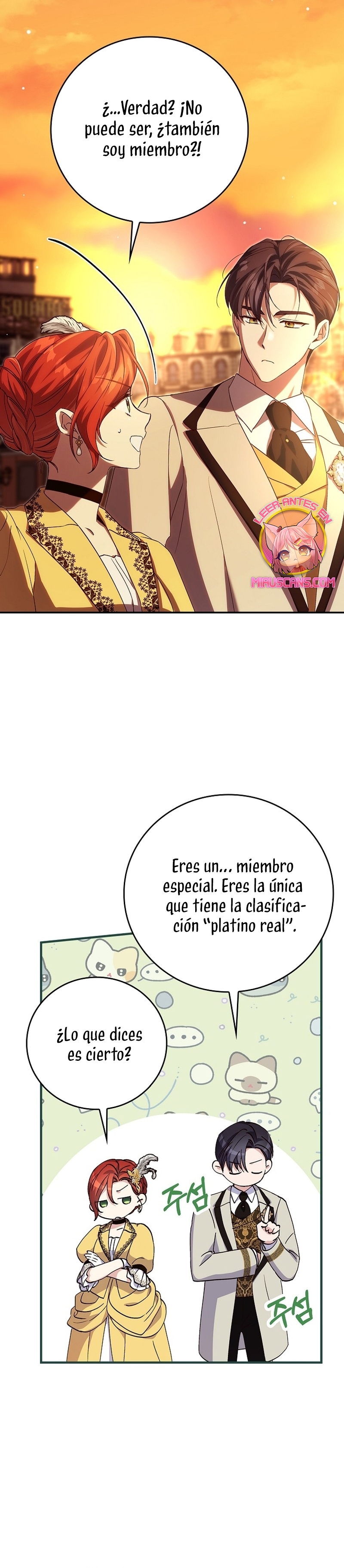 Como es algo que desconozco, ¿deberíamos separarnos, su majestad? Capítulo 25 - Page 35