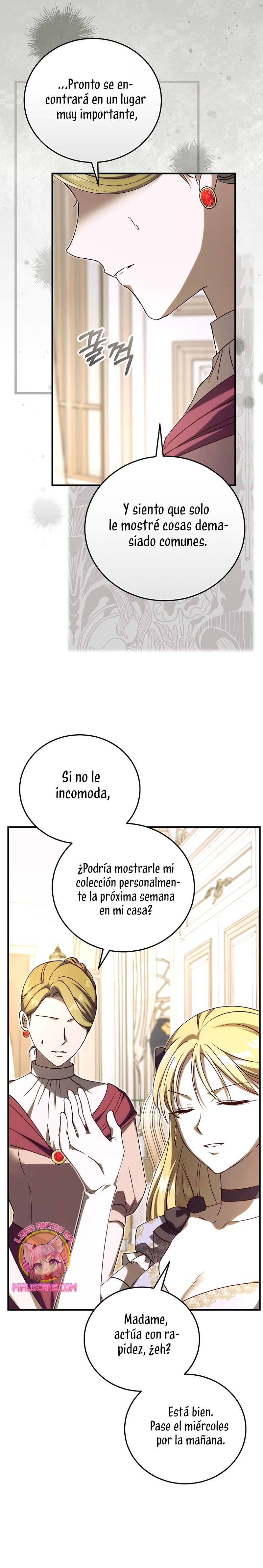 Como es algo que desconozco, ¿deberíamos separarnos, su majestad? Capítulo 49 - Page 10