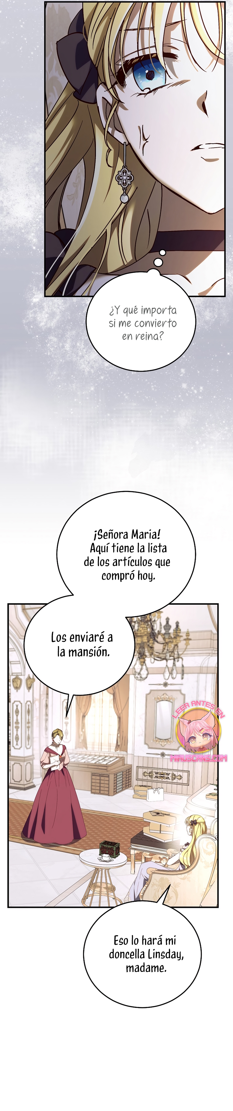 Como es algo que desconozco, ¿deberíamos separarnos, su majestad? Capítulo 49 - Page 7