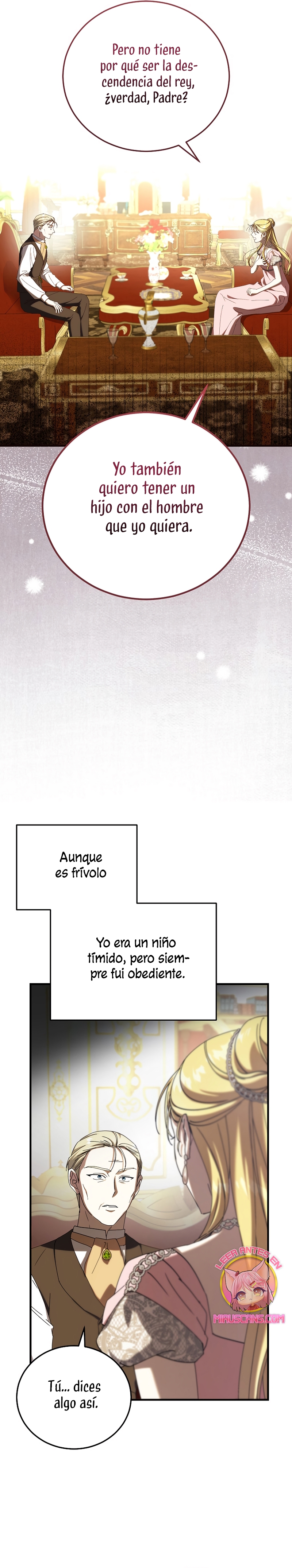 Como es algo que desconozco, ¿deberíamos separarnos, su majestad? Capítulo 54 - Page 24
