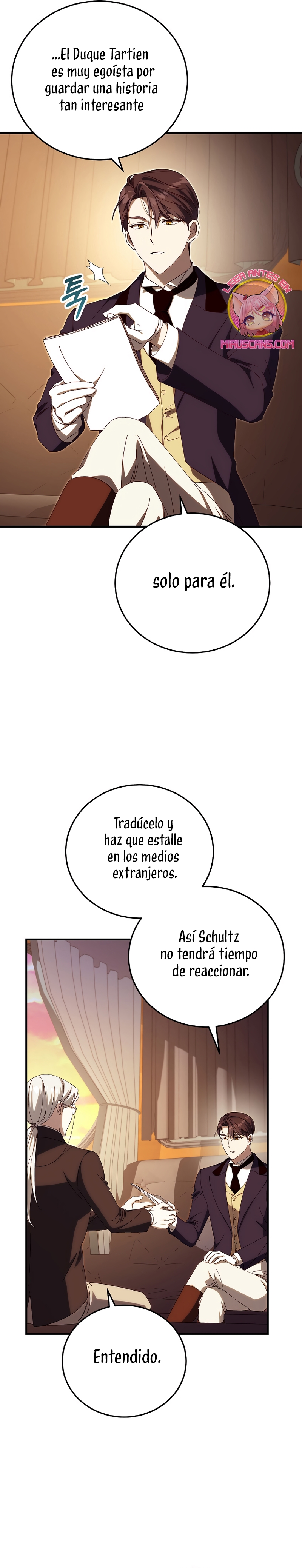Como es algo que desconozco, ¿deberíamos separarnos, su majestad? Capítulo 55 - Page 14