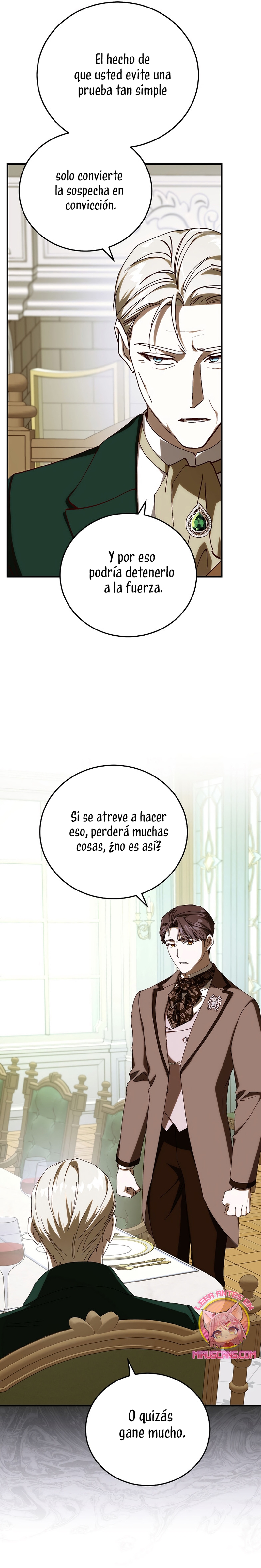 Como es algo que desconozco, ¿deberíamos separarnos, su majestad? Capítulo 57 - Page 23