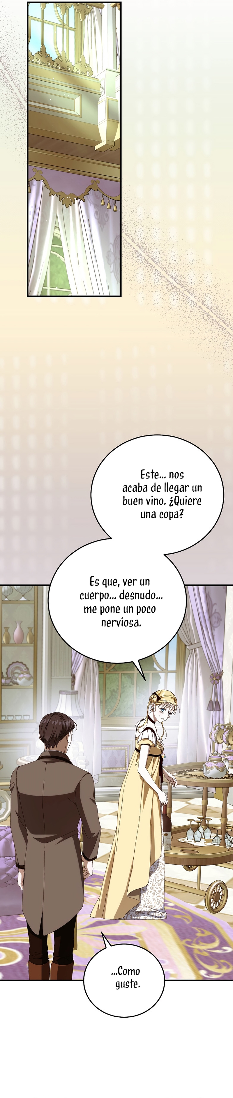 Como es algo que desconozco, ¿deberíamos separarnos, su majestad? Capítulo 57 - Page 28