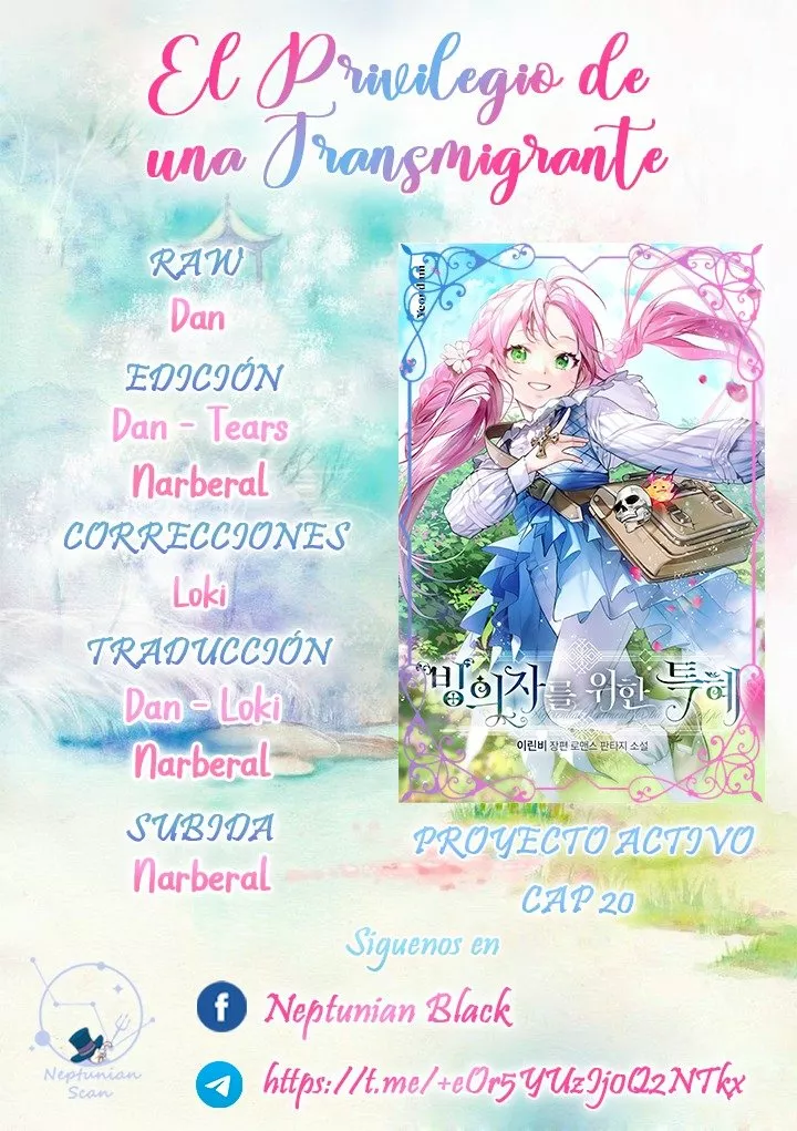 El privilegio de una Transmigrante Capítulo 20 - Page 1