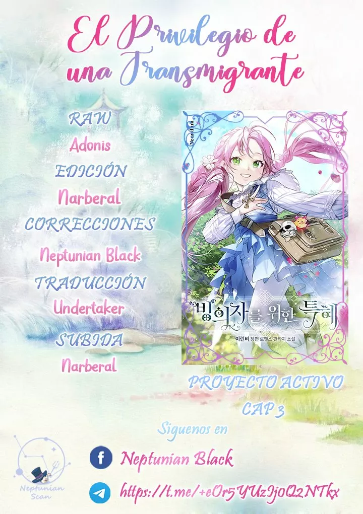 El privilegio de una Transmigrante Capítulo 3 - Page 1