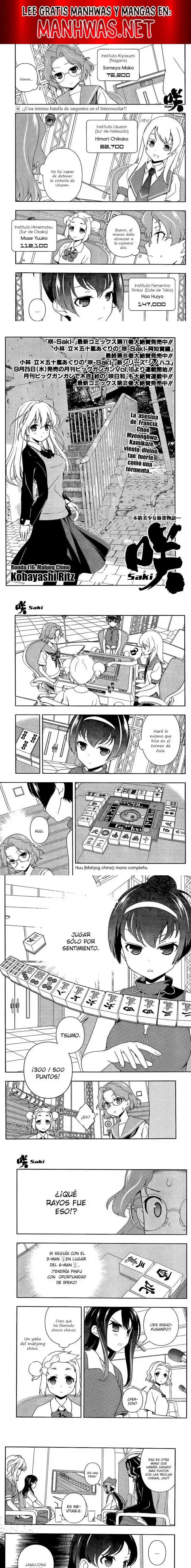 Saki Capítulo 118 - Page 1