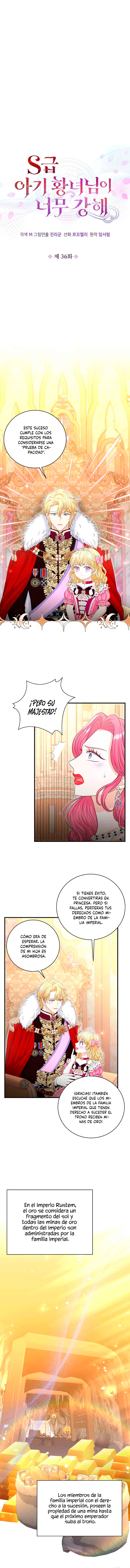 La Princesa Bebé Clase S Es Muy Fuerte Capítulo 36 - Page 2